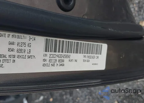 2014 Dodge Challenger Sxt Plus z USA, uszkodzony, nr VIN 2C3CDYAG3EH258502